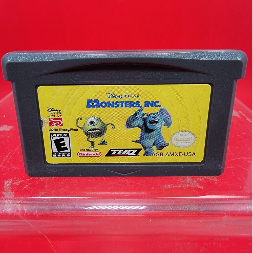 Monsters, Inc. (Nintendo Game Boy Advance, 2001) GBA Authentic TESTED